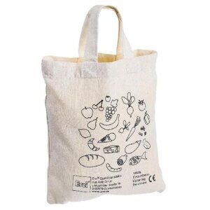 NWT Erzi Wooden Toys Cotton Market Shopping Bag
